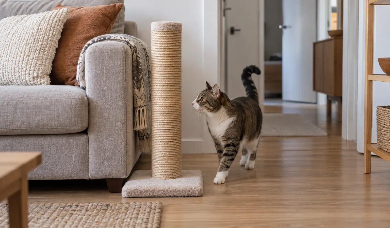 Where to Put a Cat Scratching Post in a Small Apartment: A Placement Map