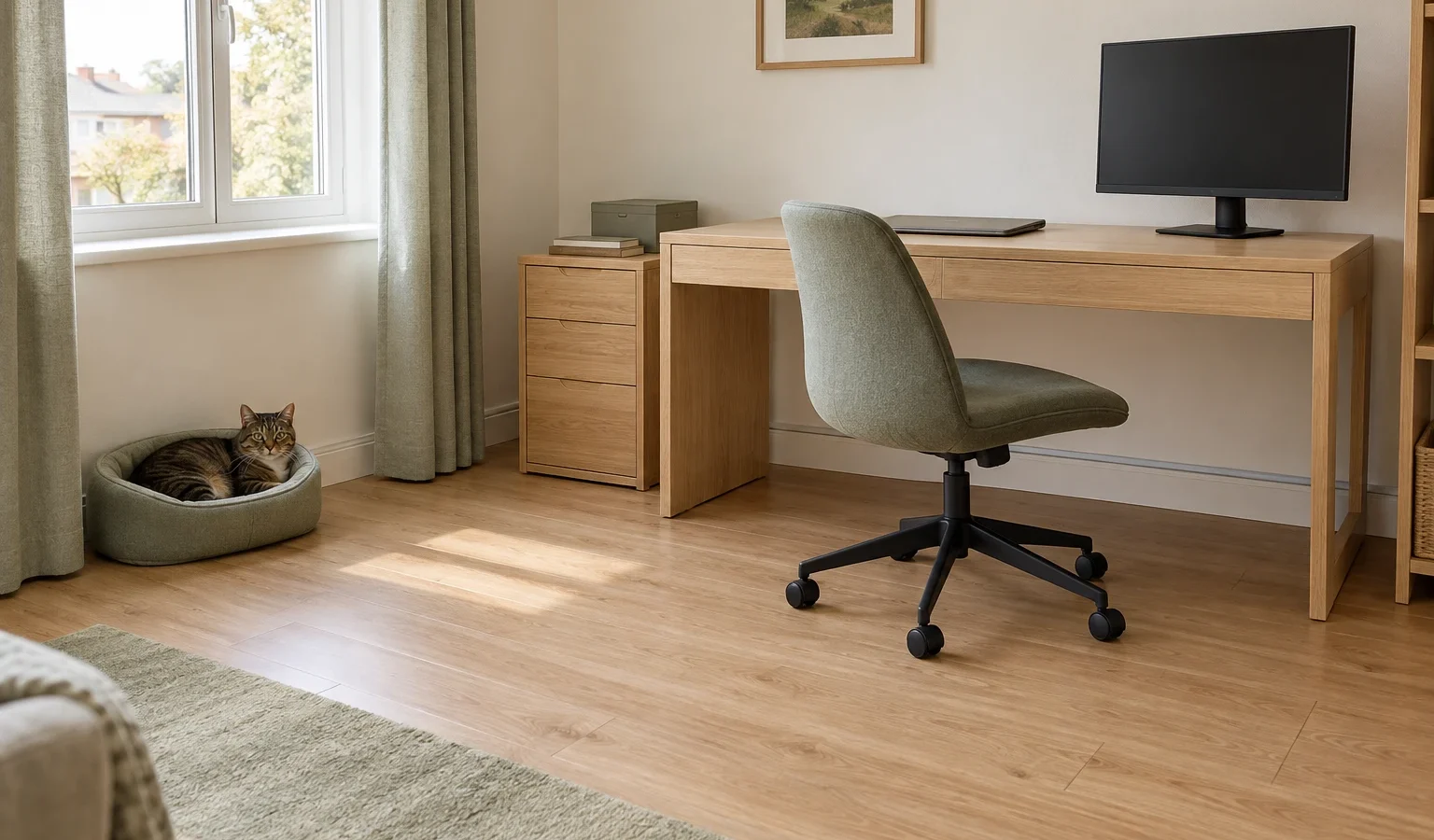 Cat-Friendly Home Office in a Small Apartment: A Movement Plan